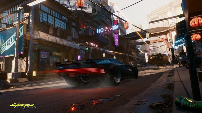 Kadras iš „Cyberpunk 2077“. „CD Projekt Red“ nuotrauka.