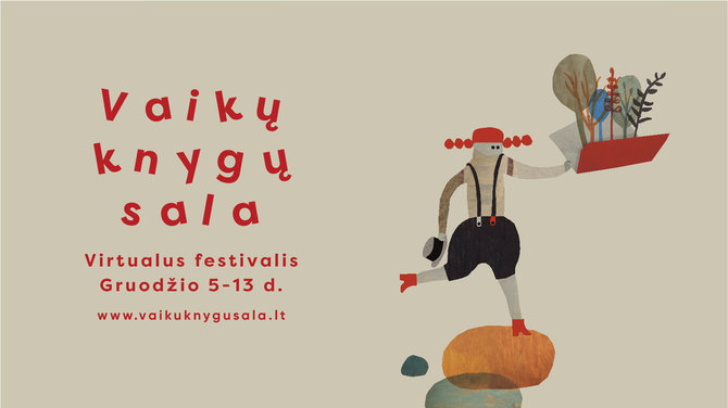 Festivalio organizatorių nuotr./„Vaikų knygų salos“ plakatas