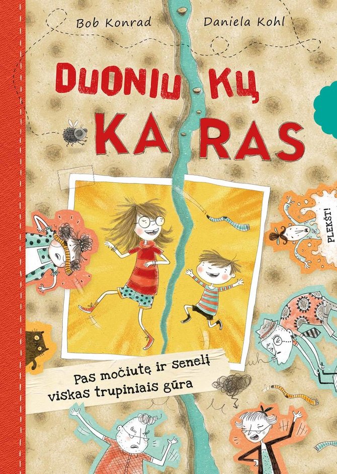 Knygos viršelis/Bob Konrad „Duoniukų karas“