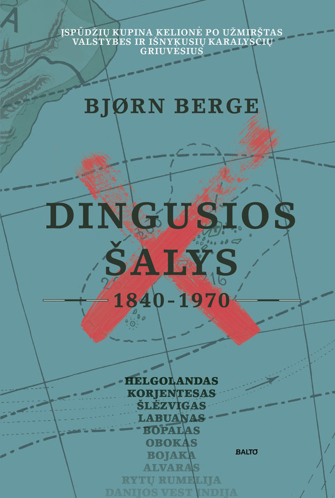 Knygos viršelis/Bjørno Berge „Dingusios šalys“