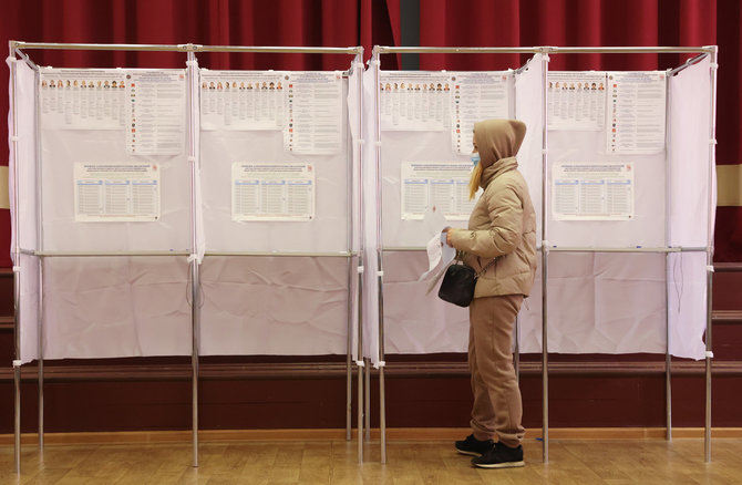 „Scanpix“/ITAR-TASS nuotr./Rusijos parlamento rinkimai
