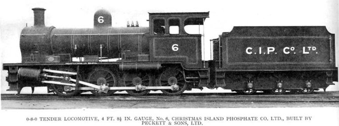 Wikimedia Commons nuotr./„Kalėdų salos foafatų“ kompanijos traukinys