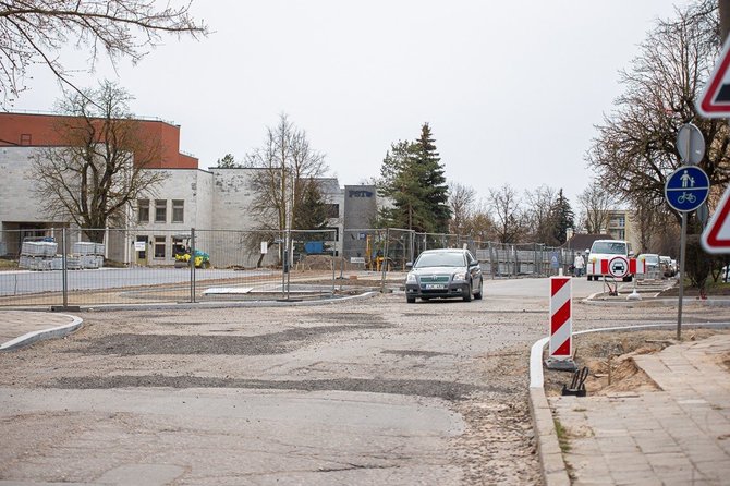 Rimvydo Ančerevičiaus/„Jūsų Panevėžys“ nuotr./Panevėžio gatvių remontas