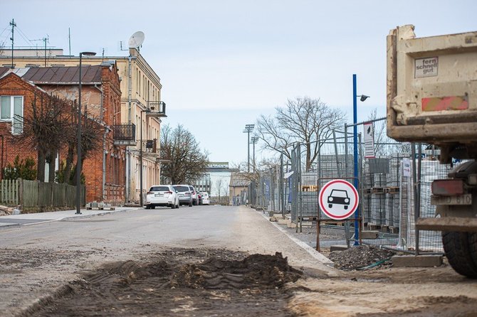 Rimvydo Ančerevičiaus/„Jūsų Panevėžys“ nuotr./Panevėžio gatvių remontas