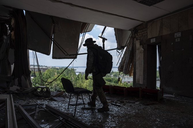 „Scanpix“/AP nuotr./Karas Ukrainoje