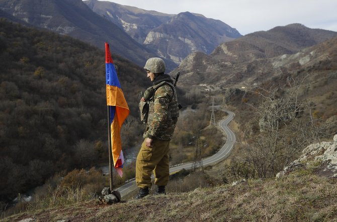 „Scanpix“/AP nuotr./Armėnijos karys