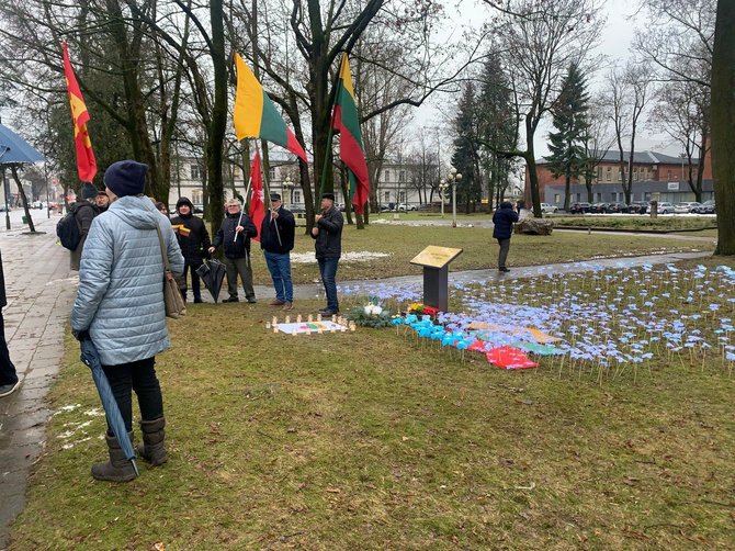 Modesto Pariaukos / „Jūsų Panevėžys“ nuotr./Sausio 13-ąją – incidentas Panevėžyje