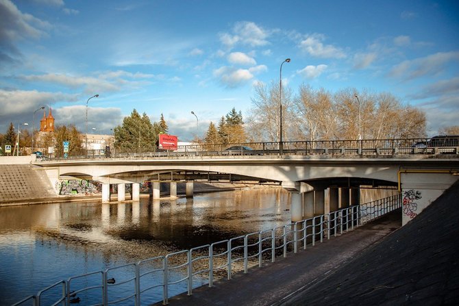 „Jūsų Panevėžys“ nuotr./Tiltas Smėlynės gatvėje Panevėžyje