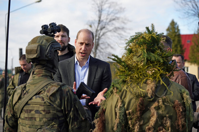 „Reuters“/„Scanpix“ nuotr./Princas Williamas Lenkijoje