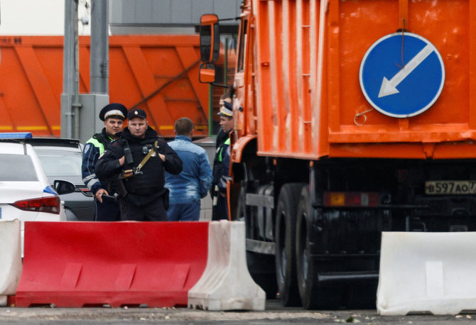 „Reuters“/„Scanpix“ nuotr./Maskvoje imamasi saugumo priemonių