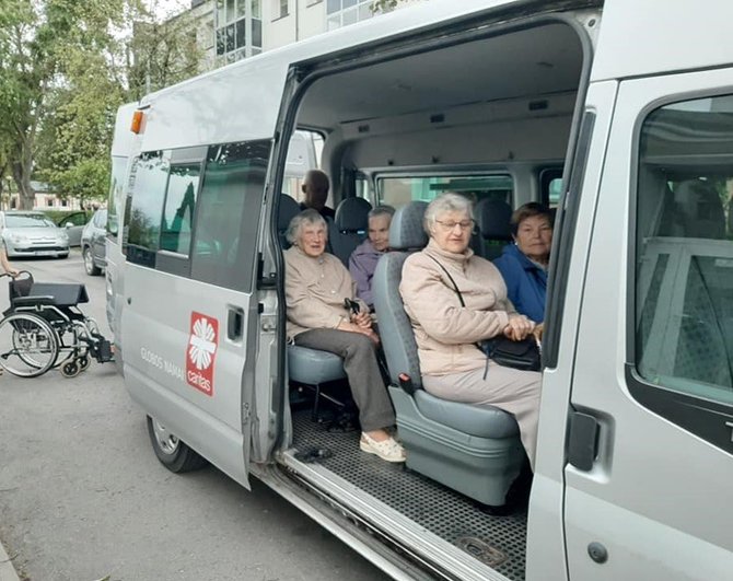 Klaipėdos Marijos Taikos Karalienės parapijos Caritas nuotr./Išvyka