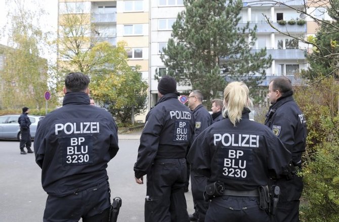 AFP/„Scanpix“ nuotr./Vokietijos policija