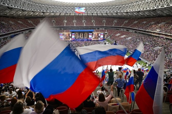 AP-Scanpix nuotr./ Rusijos vėliava