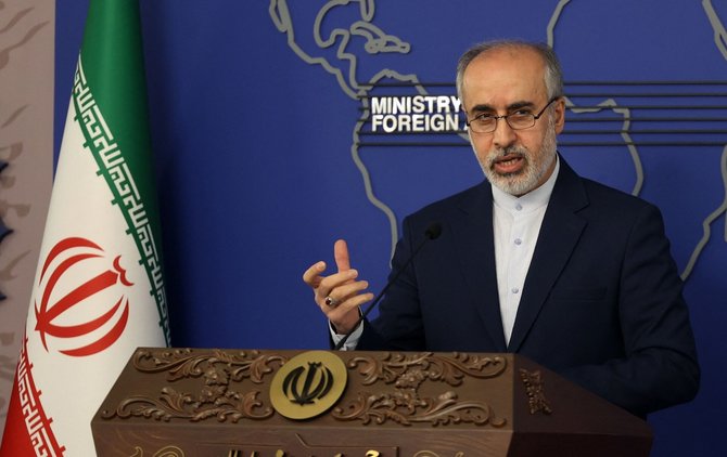 AFP/ Irano užsienio reikalų ministerijos atstovas Nasseras Kanani