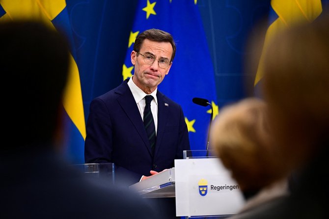 „Reuters“/„Scanpix“/Švedijos ministras pirmininkas Ulfas Kristerssonas