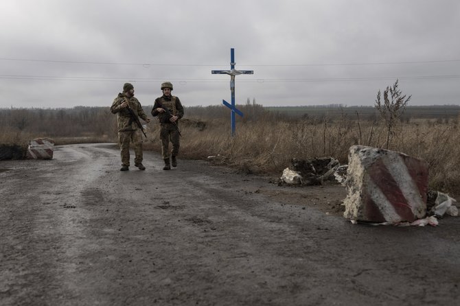 „AP“/„Scanpix“/Karas Ukrainoje