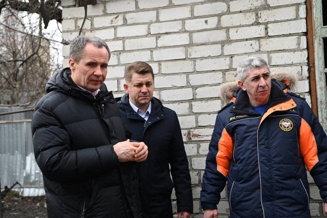 „Reuters“/„Scanpix“/Belgorodo gubernatorius Viačeslavas Gladkovas