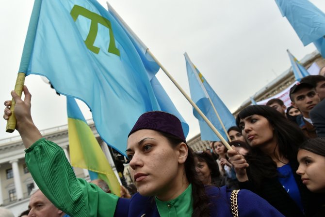 „AFP“/„Scanpix“/Krymo totoriai