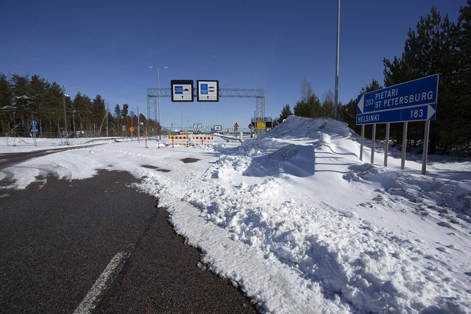 „SIPA“/„Scanpix“/Rusijos ir Suomijos pasienio postas