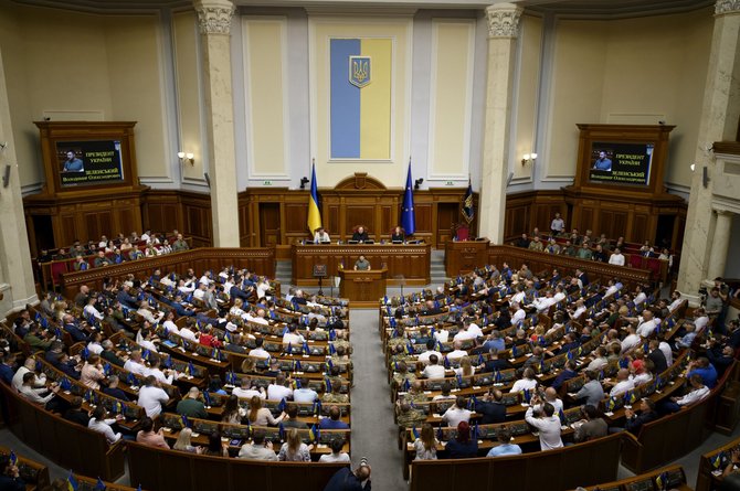 „Zuma press“/„Scanpix“/Ukrainos Aukščiausioji Rada