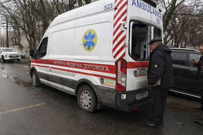 Rusijos armija paleidžia raketų ataką į Odesą. / Nina Liashonok/SIPA / Nina Liashonok/SIPA