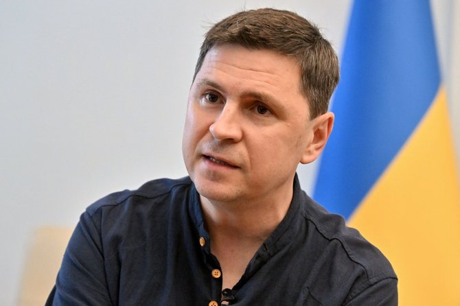 „AFP“/„Scanpix“/Ukrainos prezidento kanceliarijos administracijos vadovo pavaduotojas Mychailo Podoliakas