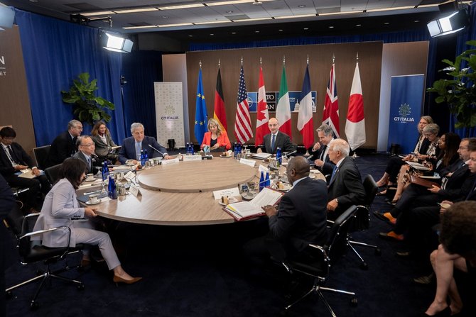 G-7 užsienio reikalų ministrų susitikimas. / Ken Cedeno / REUTERS