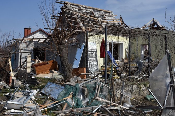 Rusijos dronų ir raketų smūgiai į Ukrainos miestus - 2024 m. kovo 23 d. / Andriy Andriyenko / ZUMAPRESS.com