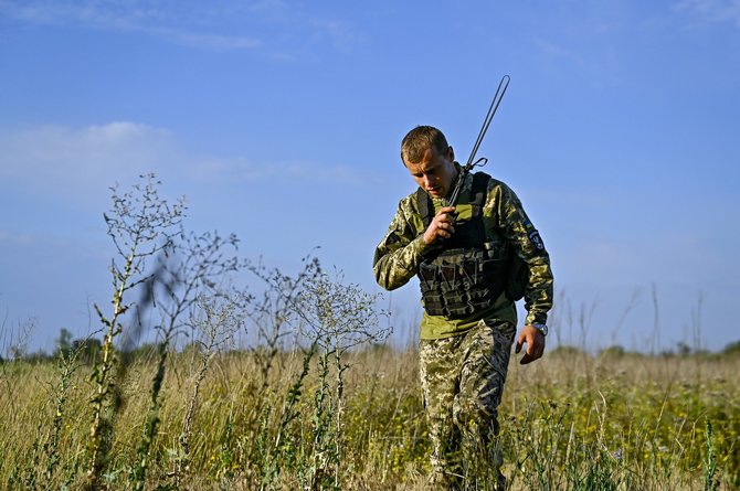 65-osios brigados artilerija sunaikina Rusijos okupantus Zaporizhzhioje. / Dmytro Smolienko/UKRINFOR/SIPA / Dmytro Smolienko/UKRINFOR/SIPA