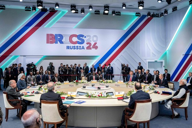 BRICS grupės susitikimas Kazanėje  / HAMAD AL-KAABI / AFP