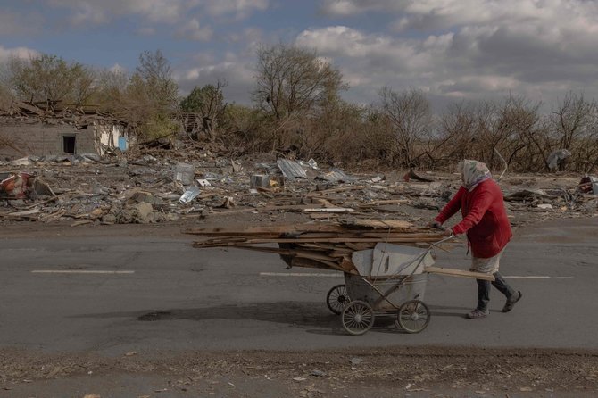 „AFP“/„Scanpix“/Karas Ukrainoje