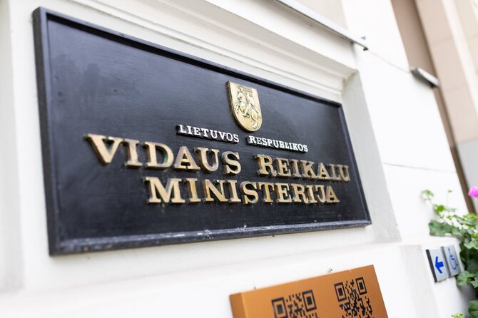 LR Vidaus reikalų ministerija / BNS nuotr.