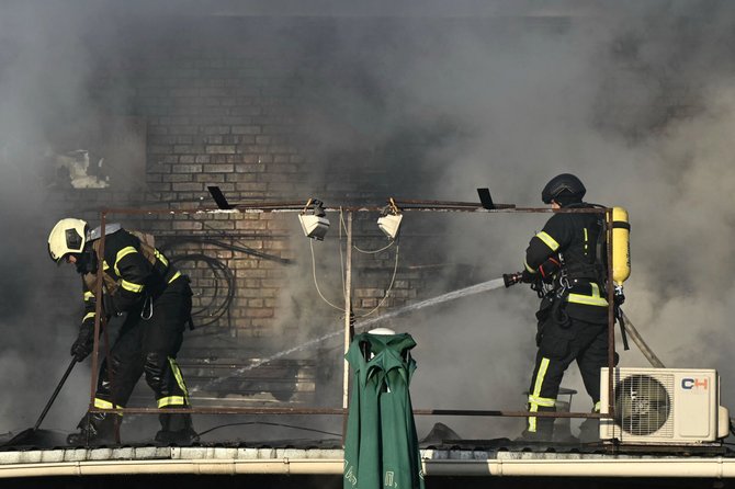 Karas Ukrainoje / GENYA SAVILOV / AFP