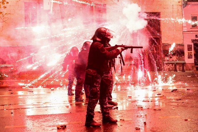 Protestai Sakartvele / GIORGI ARJEVANIDZE / AFP