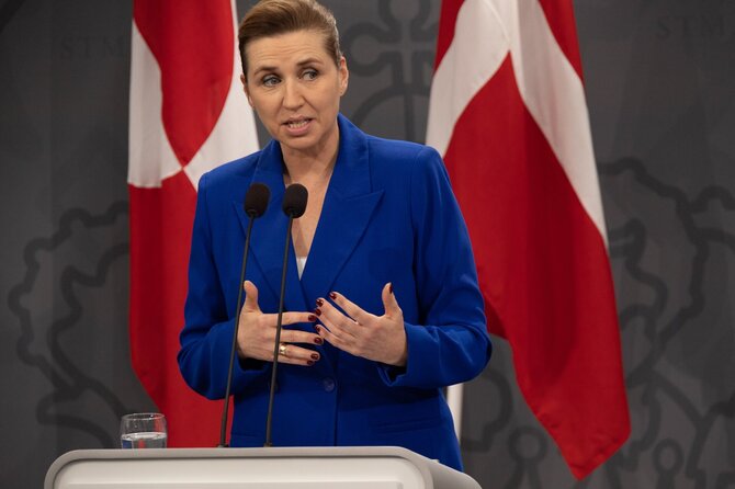 Danų ministrė pirmininkė Mette Frederiksen / Kristian Tuxen Ladegaard Berg / ZUMAPRESS.com