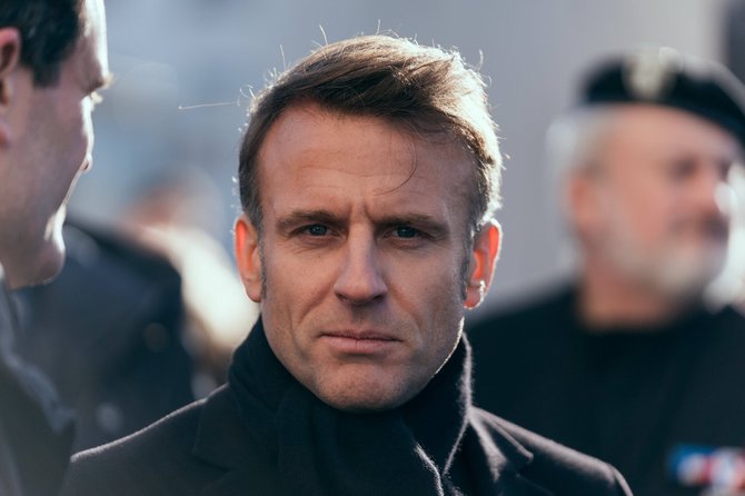 Prancūzijos prezidentas Emmanuelis Macronas / Jumeau Alexis-Pool/SIPA / Jumeau Alexis-Pool/SIPA