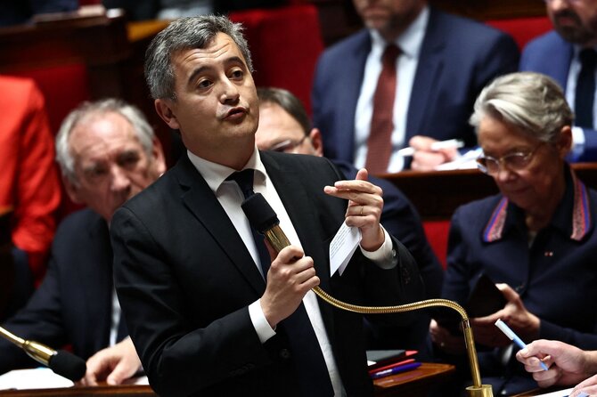 Geraldas Darmaninas / ANNE-CHRISTINE POUJOULAT / AFP
