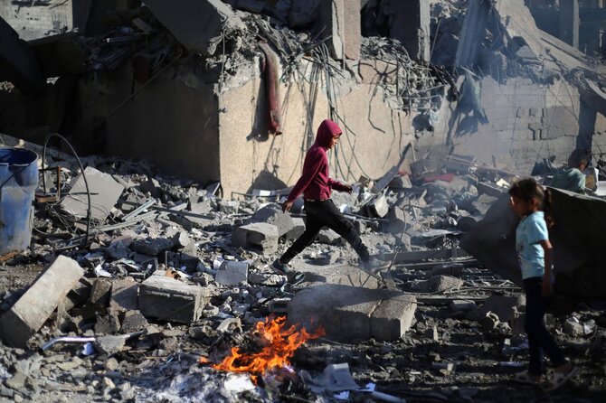 Gazos Ruožas / EYAD BABA / AFP