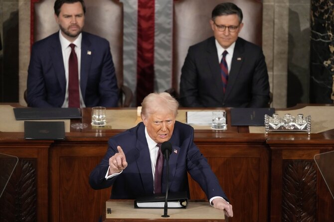 JAV prezidentas Donaldas Trumpas / Ben Curtis / AP