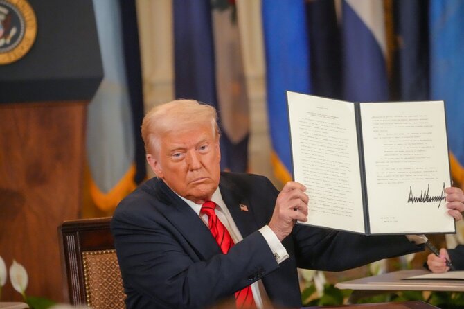 JAV prezidentas Donaldas Trumpas / Andrew Leyden / ZUMAPRESS.com