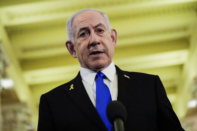 B. Netanyahu / Julia Demaree Nikhinson / AP