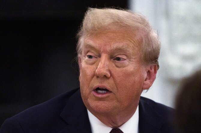 Donaldas Trumpas / Will Oliver - Pool via CNP / picture alliance / Consolidated News Photos