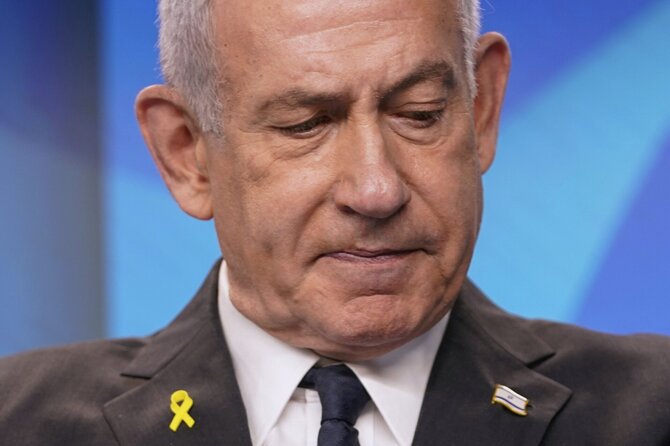 Benjaminas Netanyahu / / AP