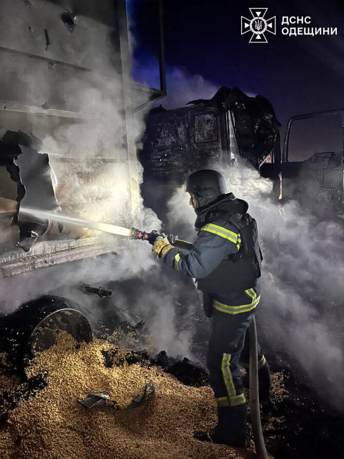 STATE EMERGENCY SERVICE OF UKRAI / via REUTERS