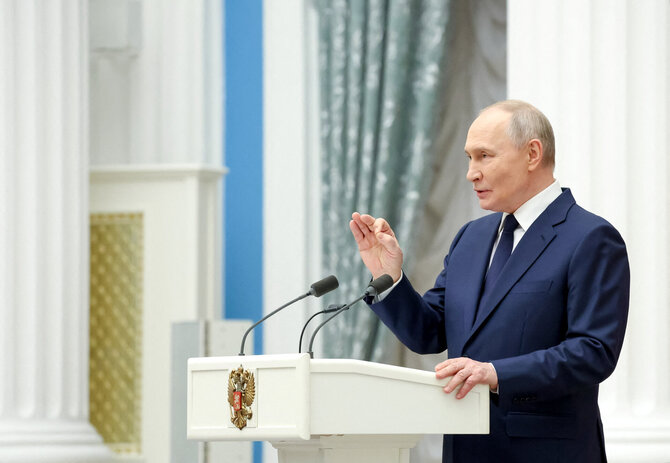 Vladimiras Putinas / Alexander Kazakov / via REUTERS