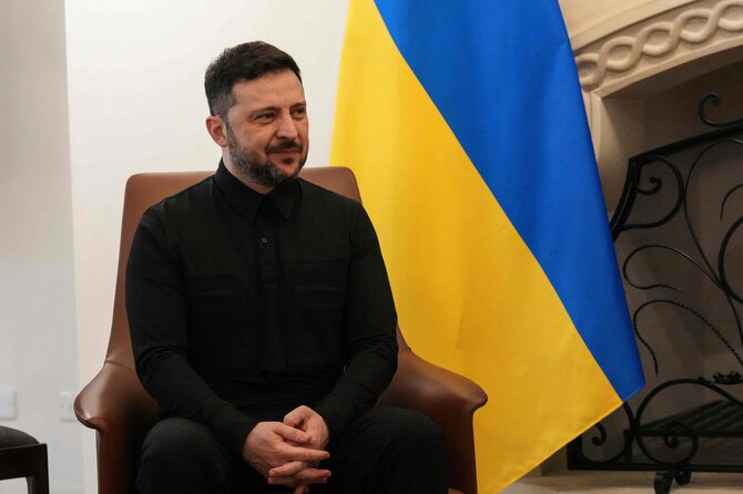 Volodymyras Zelenskis / PETROS KARADJIAS / AFP