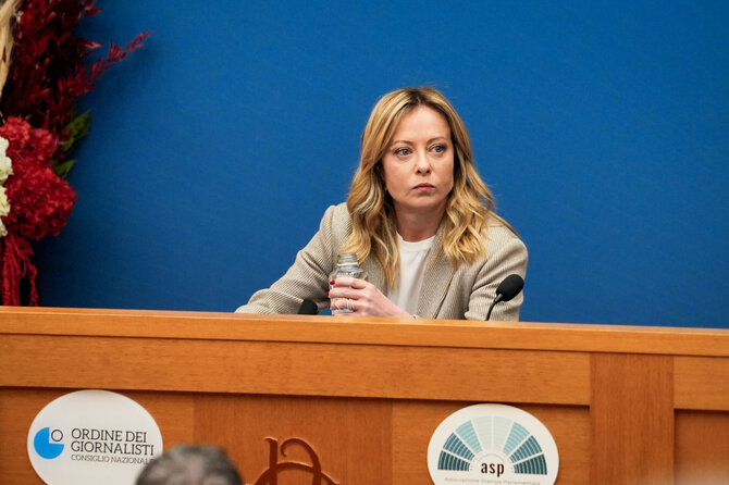 Giorgia Meloni / Barbara Amendola / ZUMAPRESS.com