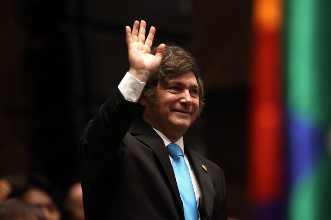 Javieras Milei / LUIS GANDARILLAS / AFP