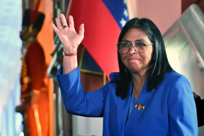 Delcy Rodriguez / JUAN BARRETO / AFP