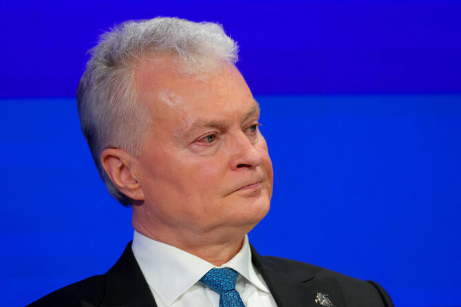 G. Nausėda Pasaulio ekonomikos forume Davose / Denis Balibouse / REUTERS